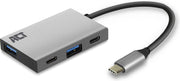 USB-C Hub 4 port - 2x USB-C - 2x USB-A - SuperSpeed 10Gbit/s - ACT AC7070