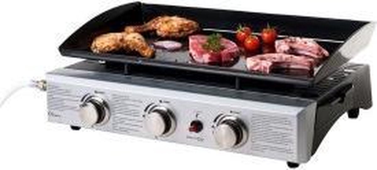 Livoo DOC105 Grill Tafelblad Gas 7500W Zwart