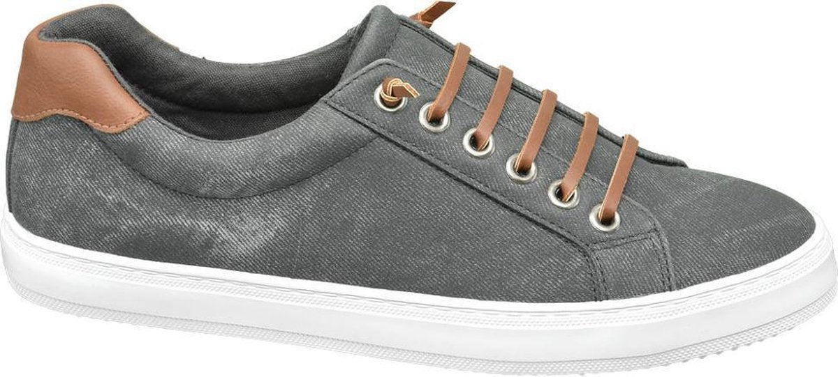 Vty Dames Grijze sneaker slip on - Maat 39