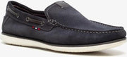 Van Beers suede heren instappers - Blauw - Maat 41