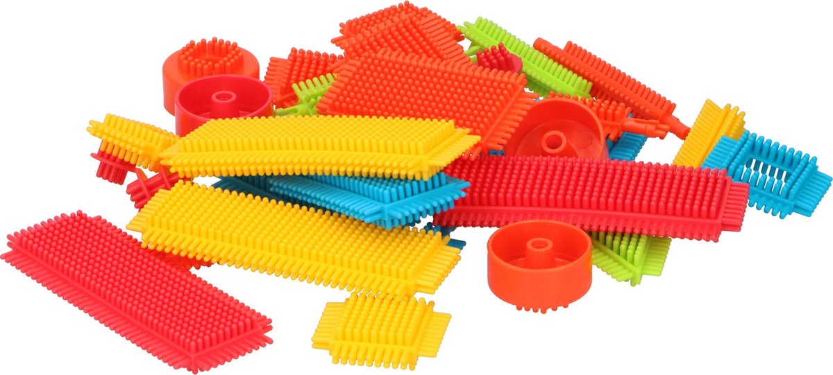 Eddy Toys Egelblokken - 36 Stuks - Bristle Blocks - Nopper - Vanaf 3 Jaar