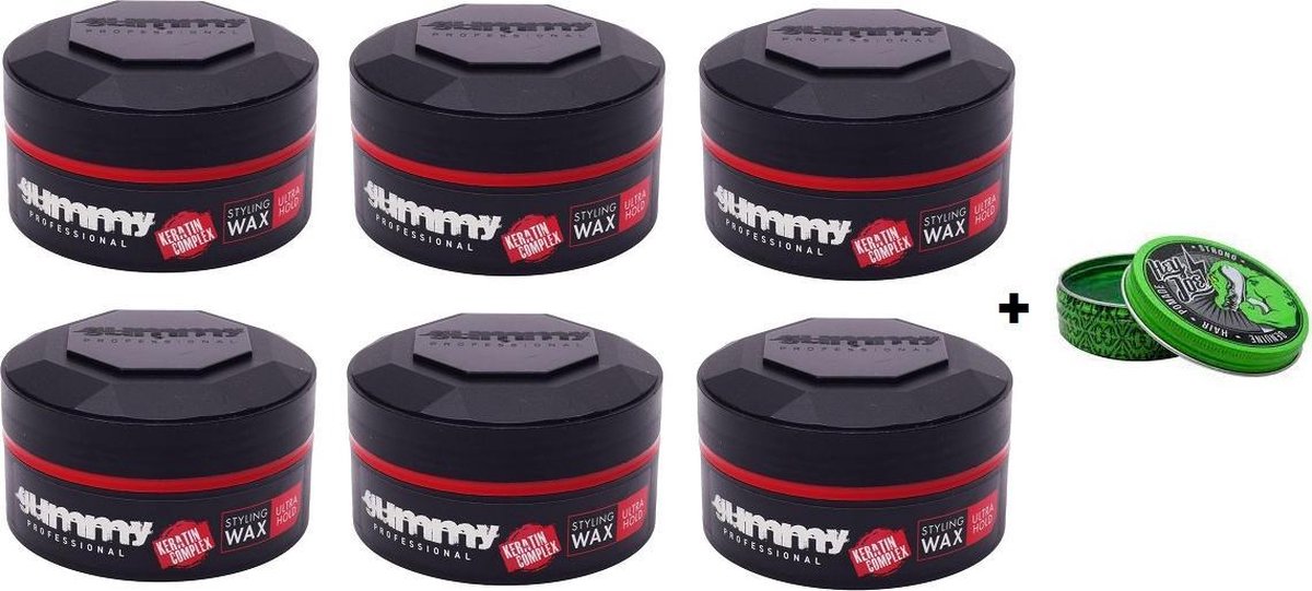 FONEX GUMMY KERATIN COMPLEX STYLING WAX ULTRA HOLD 6 STUKS