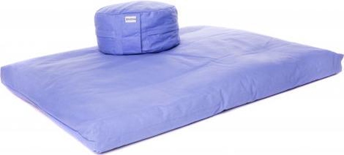 Zenzes PRO zabuton en meditatiekussen - licht blauw