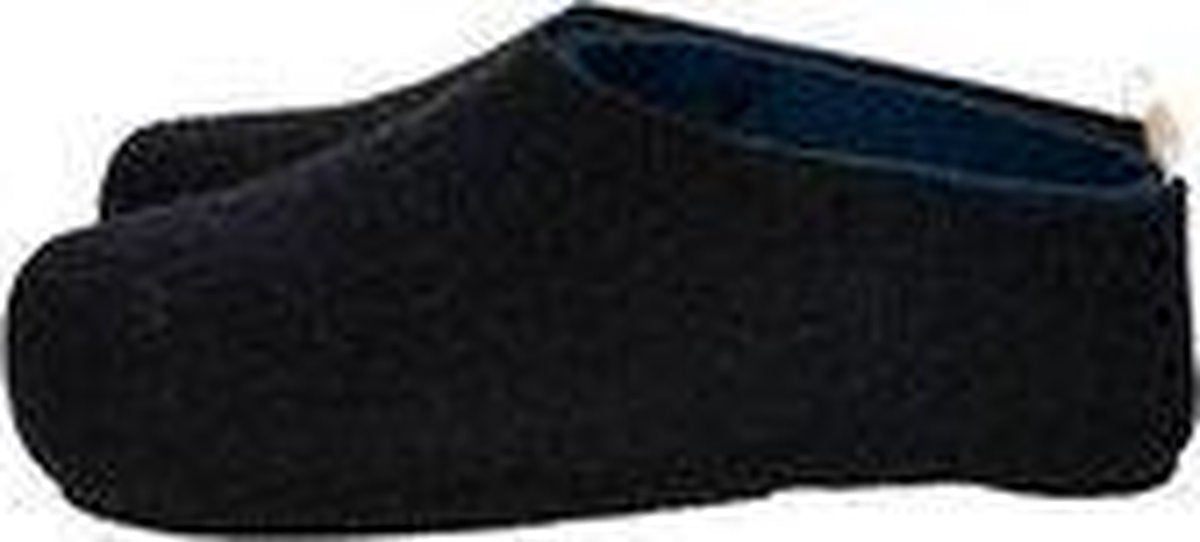 Vilten herenslof Perforated blue - maat 50