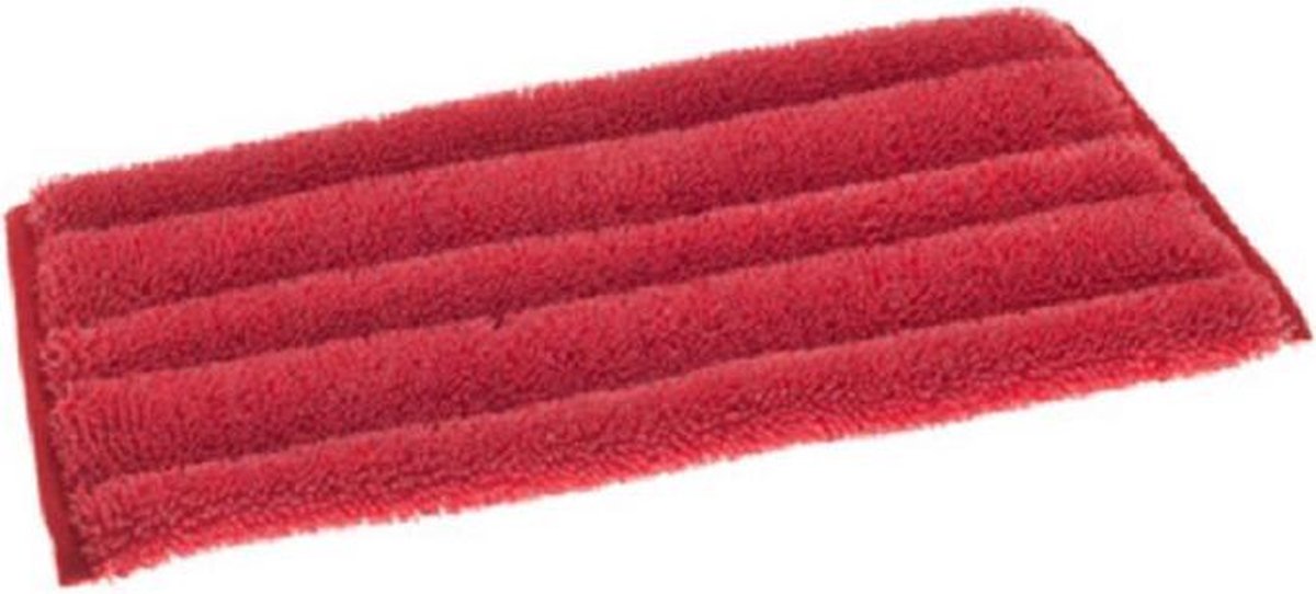 Vlakmop - Taski - JM Ultra Damp - 25 cm - Rood - Microvezel - 6 + 1 gratis