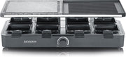 Severin RG 2371 - Raclettegrill - zwart - natuurlijke grillsteen