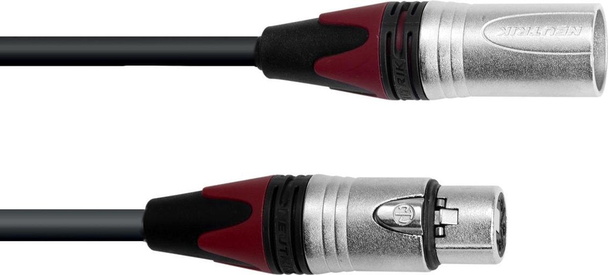 PSSO DMX kabel XLR COL 3pin 10m bk Neutrik