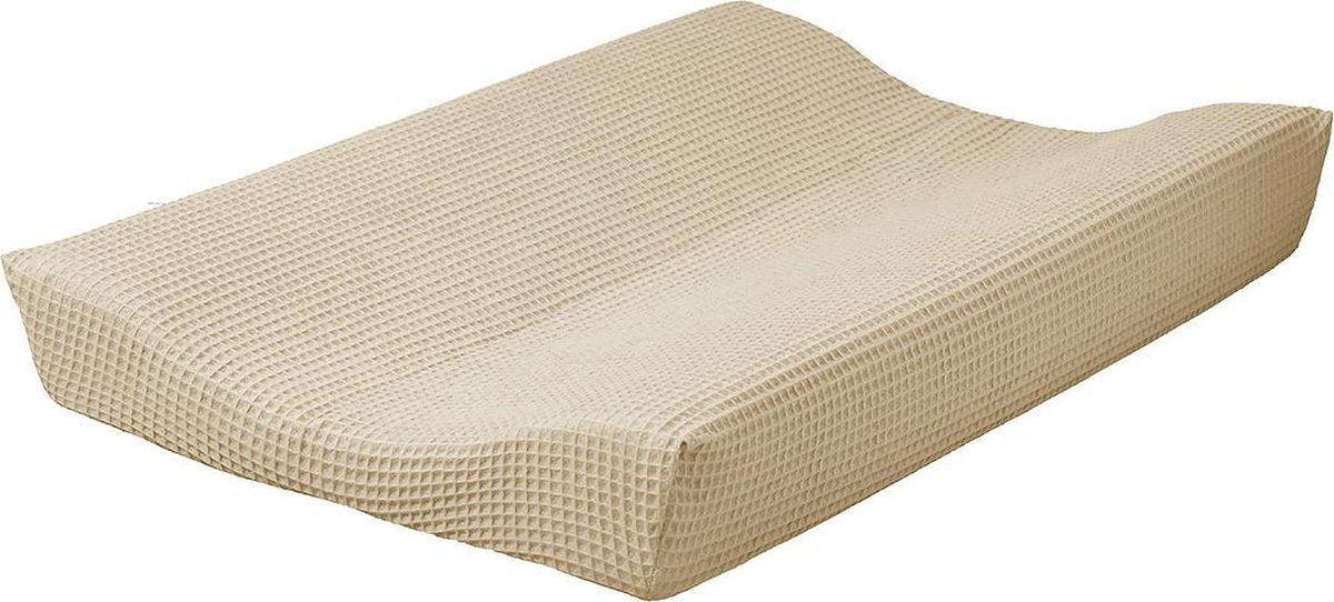 Cottonbaby aankleedkussenhoes wafel zand