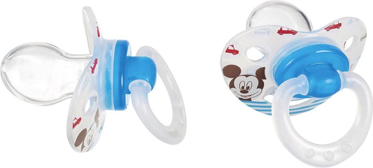 Tigex Disney Mickey Mouse  siliconen fopspeen 2 STUKS!   +6 maanden