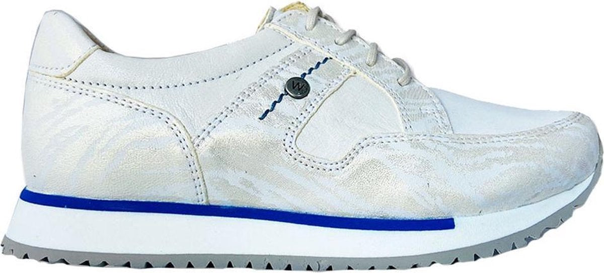 Off White Wolky Veterschoenen E Walk Stretch Zebra