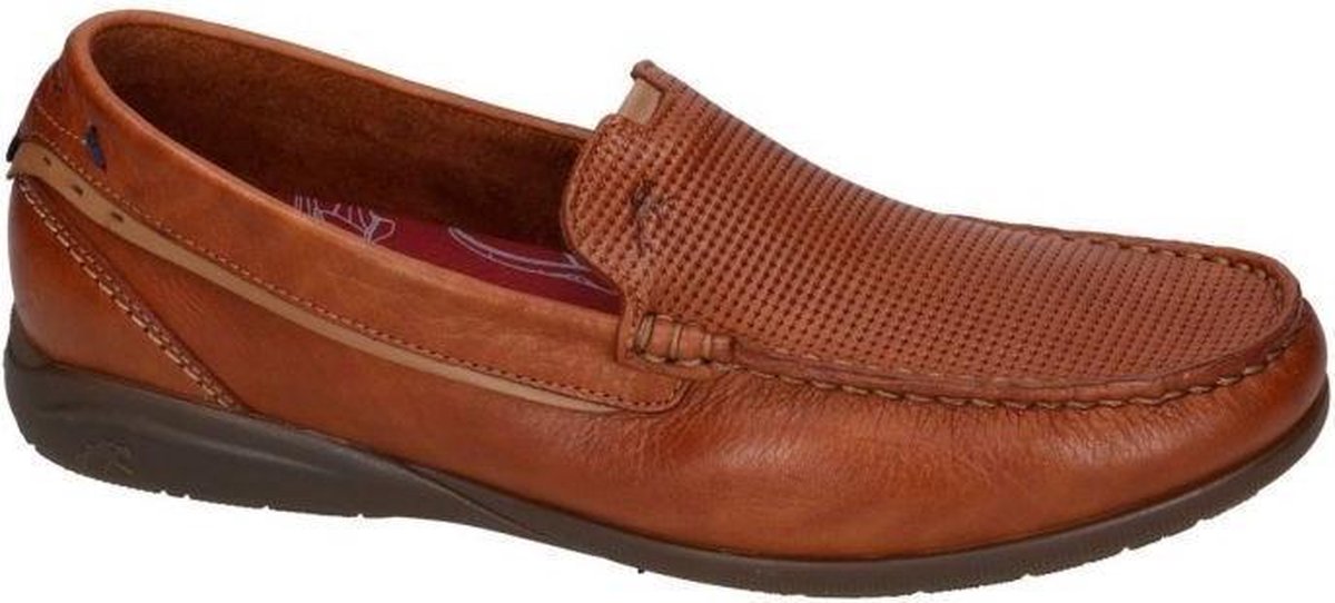 Fluchos -Heren -  cognac/caramel - mocassins - maat 42