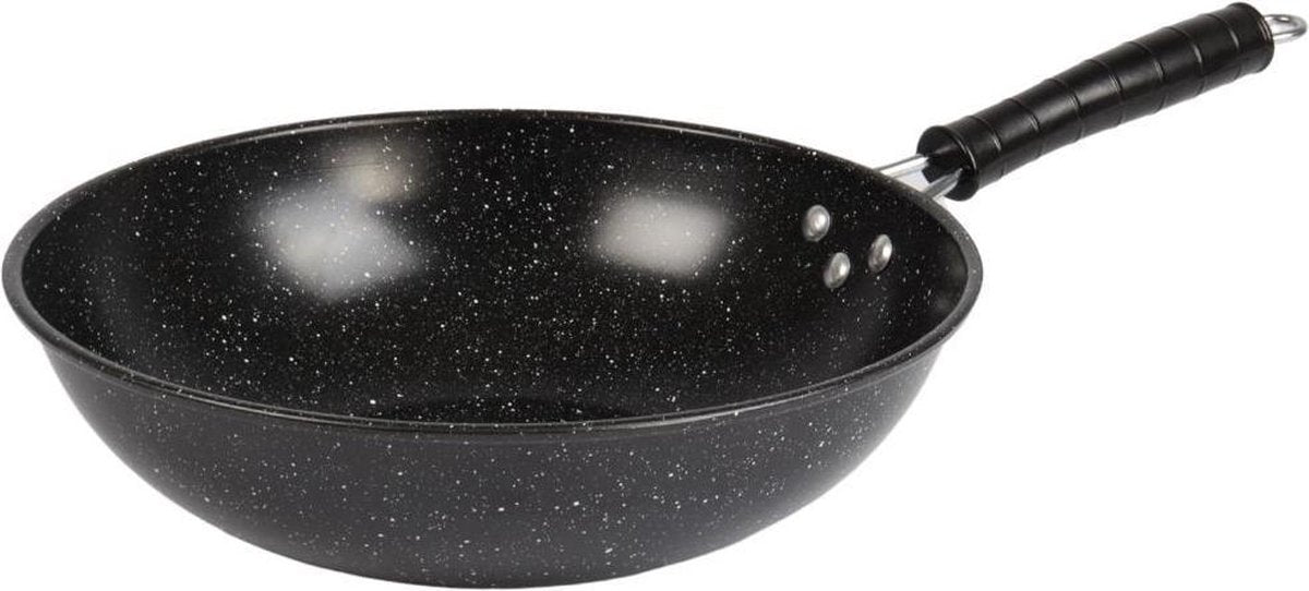 Orange85 Wokpan - Anti Aanbak Laag - 30 cm - Lichtgewicht - Wokken