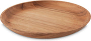 VTwonen - Houten Dienblad - Acacia Hout - Donker Bruin - Ø 20 cm