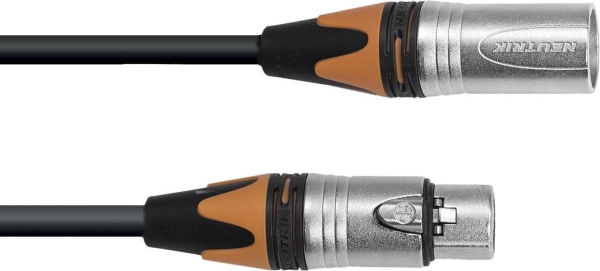 PSSO DMX kabel XLR COL 3pin 3m bk Neutrik