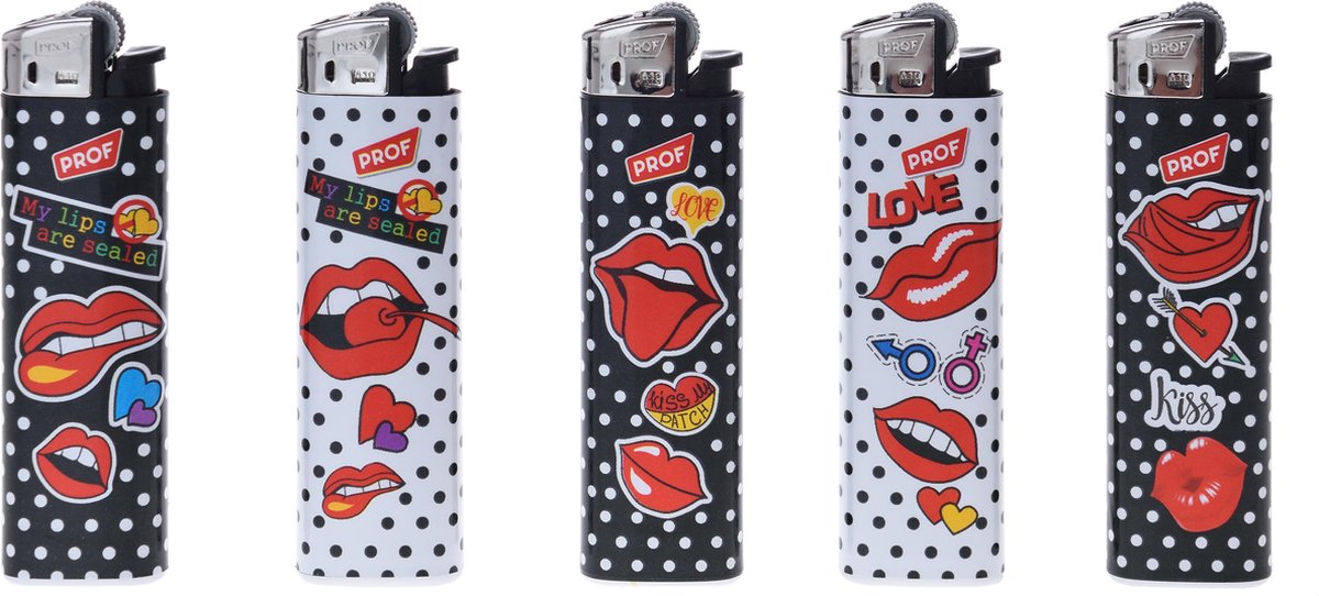 Aanstekers – Flint - Lighters - Prof - 50 stuks – Smack & Dots