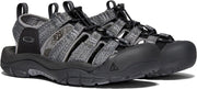KEEN Mens' Newport H2 Black/Steel Grey Sandaal - Maat 41