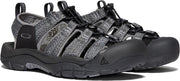 KEEN Mens' Newport H2 Black/Steel Grey Sandaal - Maat 42