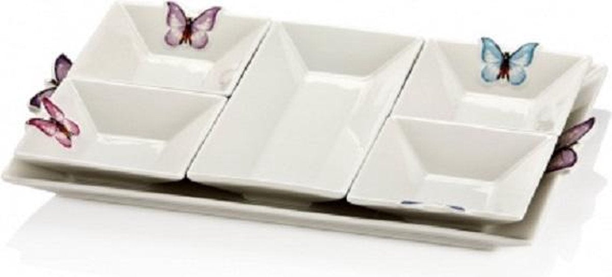 Tac - Porseleinen Tapasschaaltjes - Set van 5