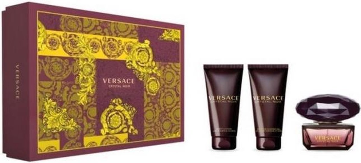 Crystal Noir SET Eau de toilette 50ml + body lotion 50ml + shower gel 50ml