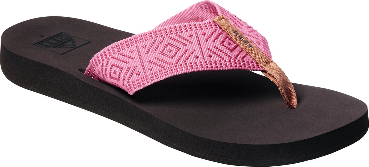 Reef Spring Woven Dames Slippers - Koraal - Maat 38.5