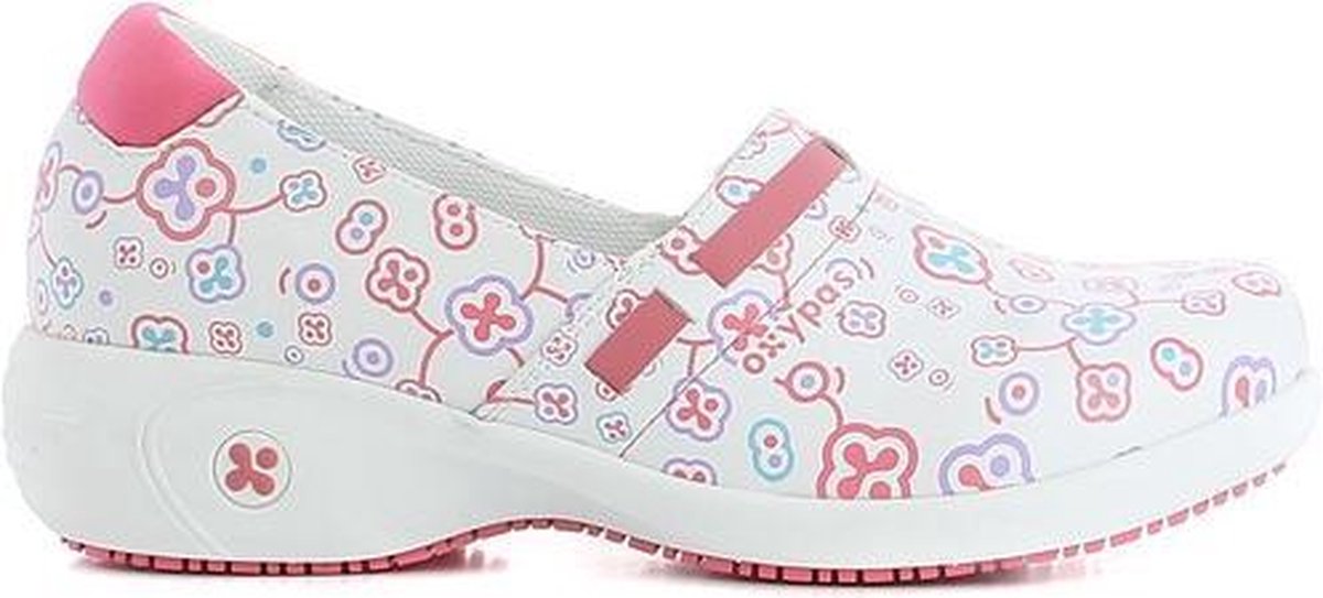 OXYPAS LUCIA : Elegante professionele schoen in leder met hak - Maat 41
