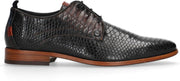 Rehab - Heren -  Greg snake bruine veterschoenen - Maat 42