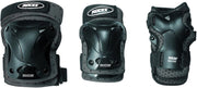 Roces Ventilated 3-pack Skate Bescherming Kinderen - M - Zwart