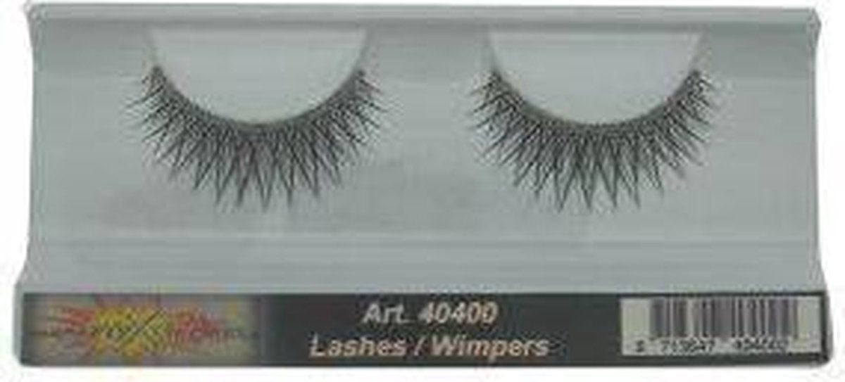 Wimpers gevlochten haartjes met glitter midi