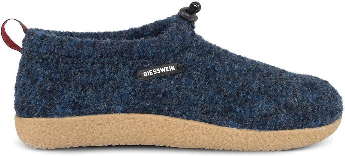 Giesswein Instappers - Maat 43 - Vrouwen - Navy - Blauw