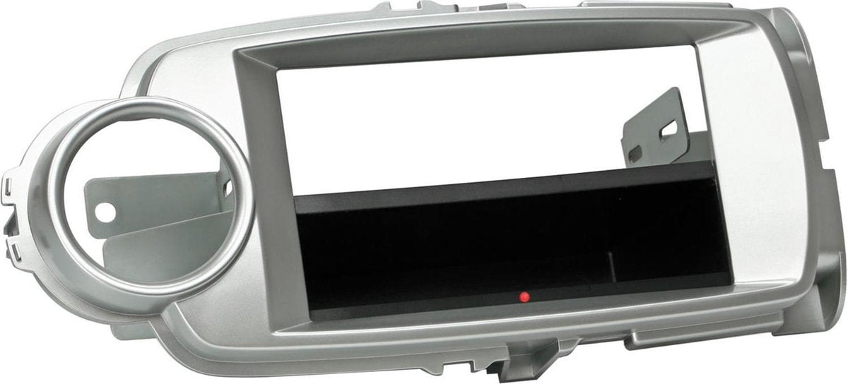 2-DIN Paneel Inbay® Toyota Yaris 2011-2014 Kleur: Zilver