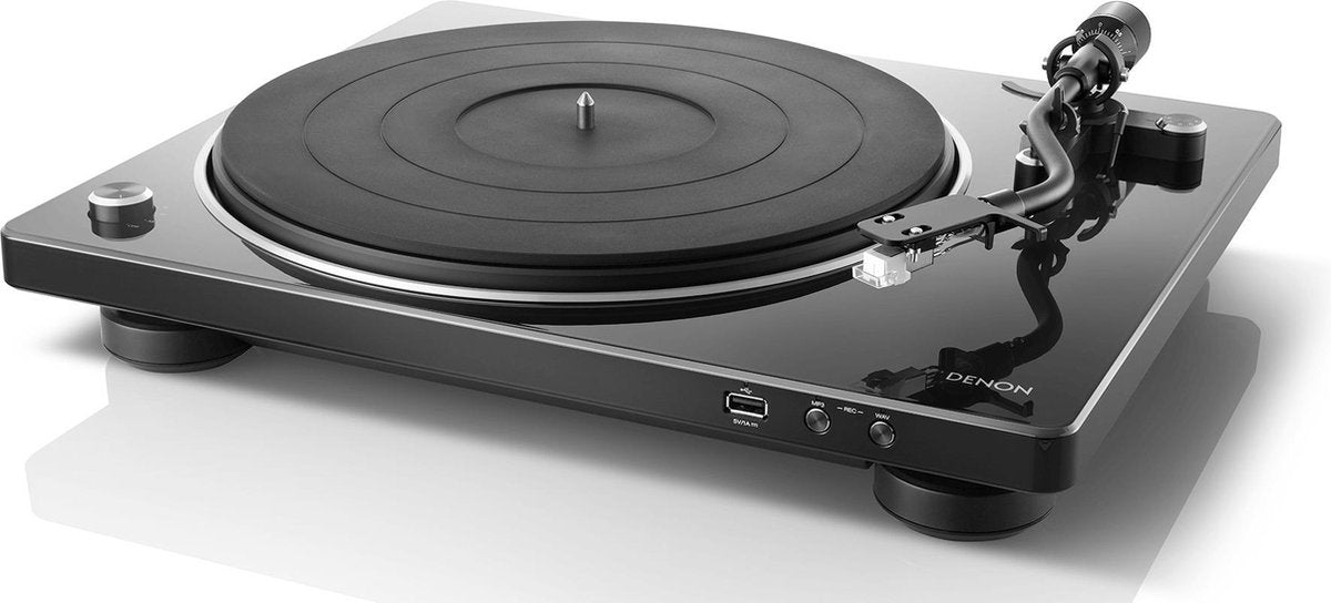 Denon DP-450USB - Platenspeler met riemaandrijving - Zwart