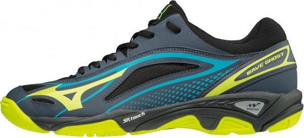 Mizuno Wave Ghost Navy / Geel maat 47
