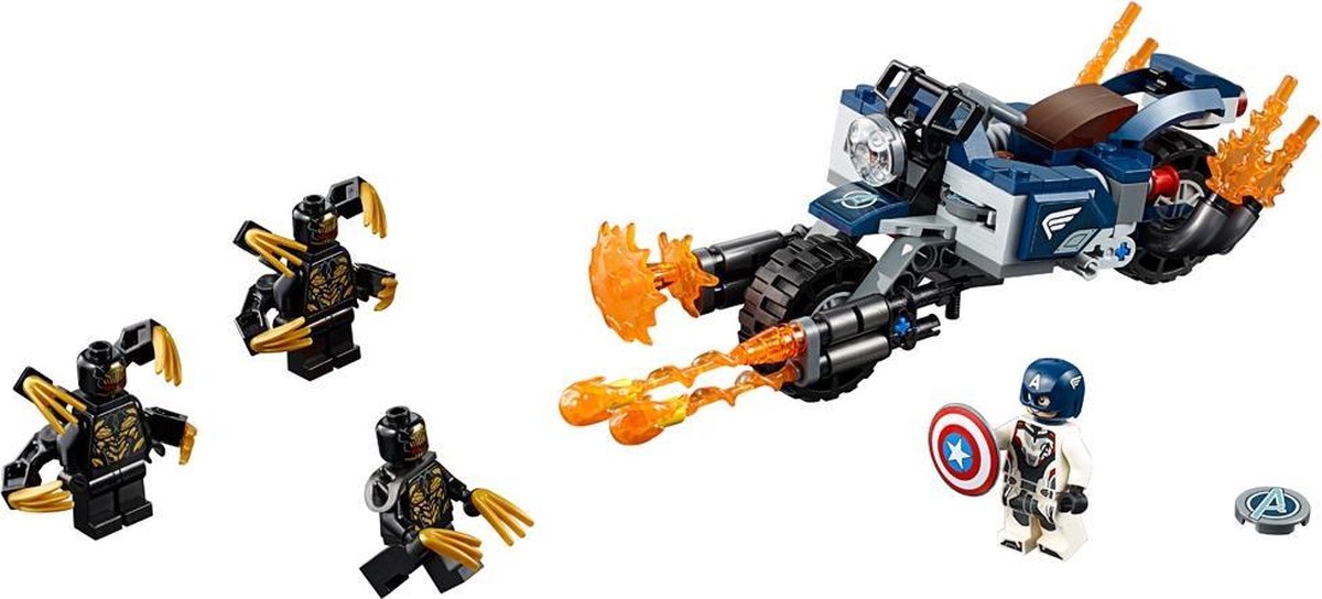 Lego Marvel Avengers 76123 Captain America Aanval van de Outriders