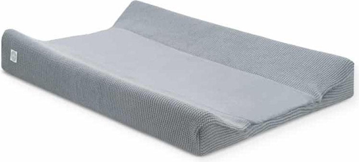 Jollein Aankleedkussenhoes Basic Knit 50x70cm - Stone Grey