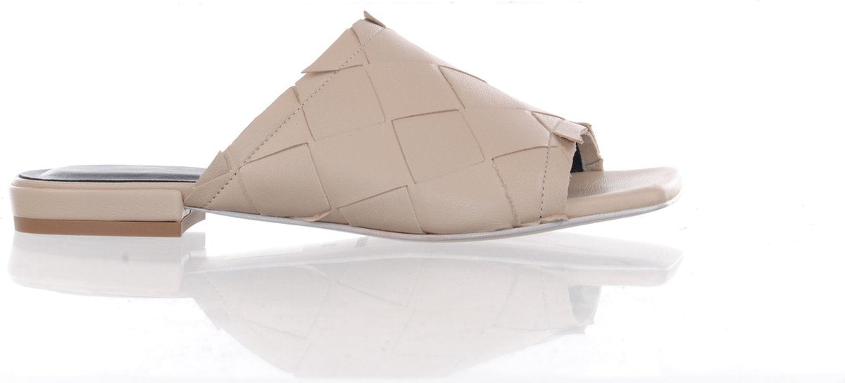 damesmuiltje - linate mule - taupe - maat 36