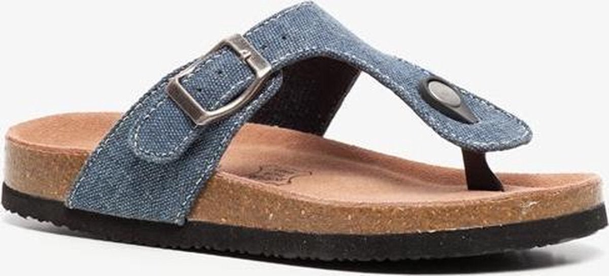 Bio jongens teenslippers - Blauw - Maat 31