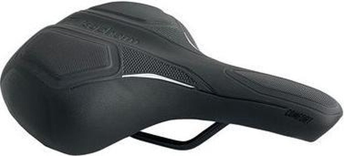 Selle bassano zadel leggera isophorm city dames zwart op kaart