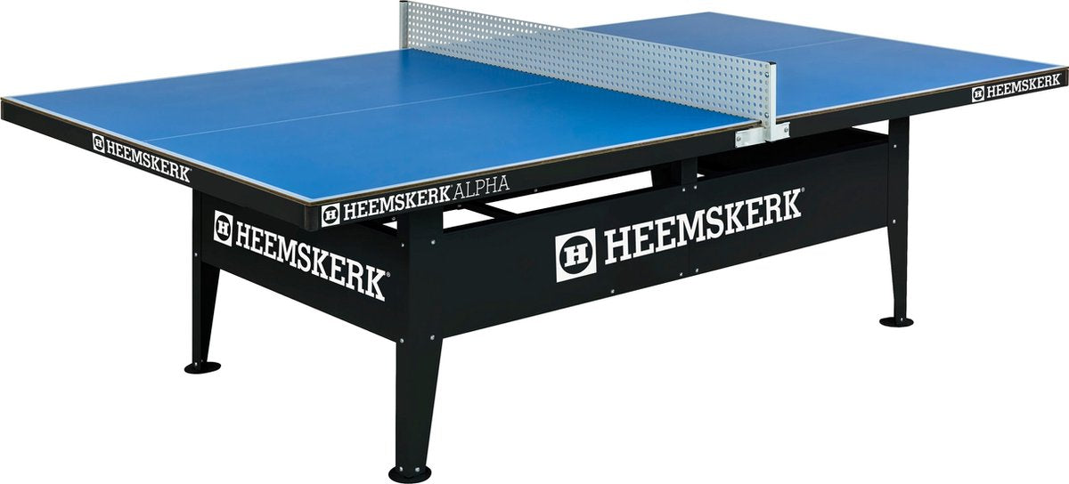 Heemskerk Alpha Tafeltennistafel Outdoor - Blauw - Met stalen net