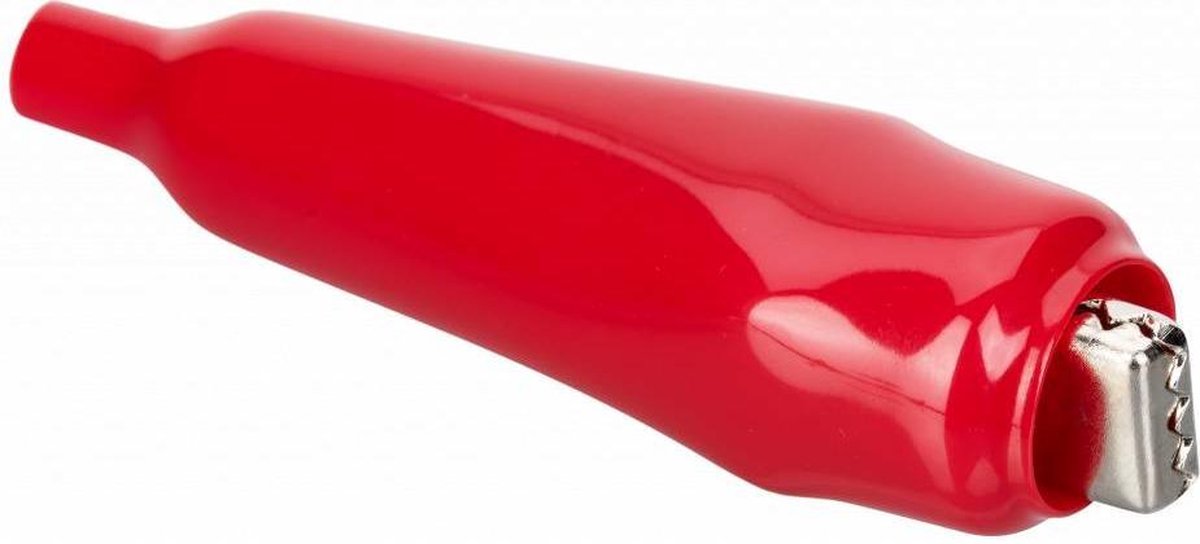 Krokodillenbekje 3 mm² 20A - Rood