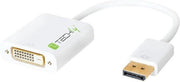 Techly 0.15m DisplayPort 1.2 - DVI-D M/F 0