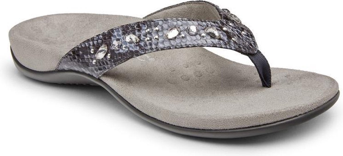Vionic Lucia slippers slangenprint - Maat 41