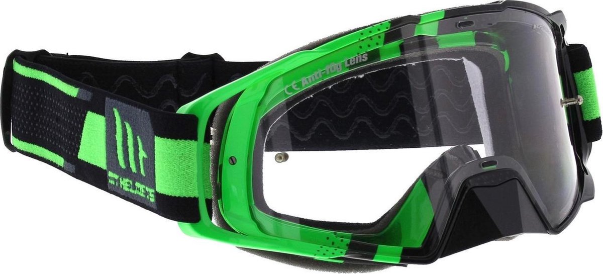 MT MX Performance Crossbril groen zwart