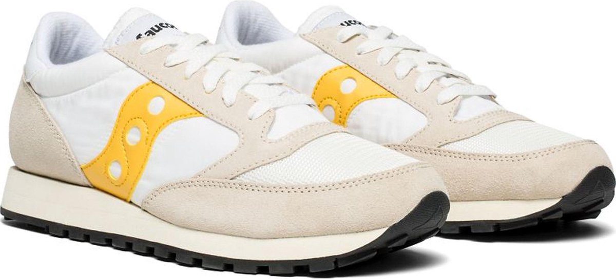 Saucony - Heren Sneakers Jazz Original Vintage Cement/Yellow - Beige - Maat 43