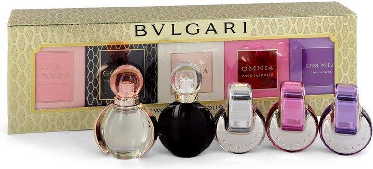 Bvlgari - The Women'S Gift Collection Set 5X5Ml - Rose Goldea Edp/Goldea Roman Night Edp/Omnia Crystalline Edt/Omnia Amethyste Edt/Omnia Pink Sapphire Edt
