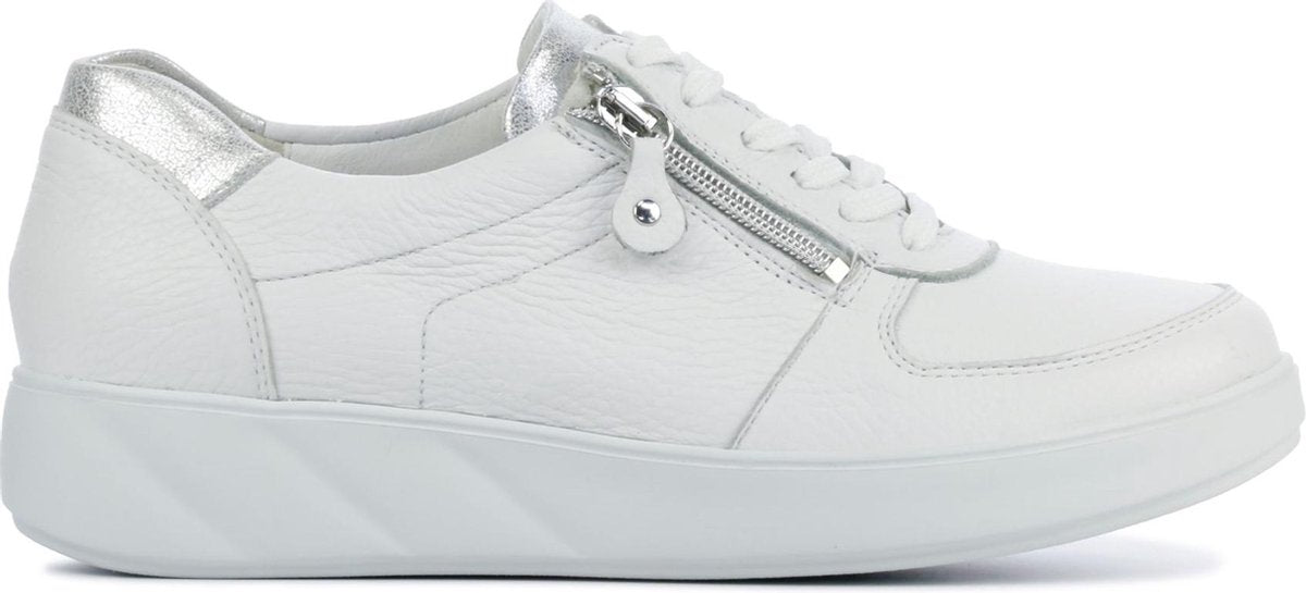 Waldlaufer Vrouwen Leren Lage sneakers / Damesschoenen 622003 - Wit - Maat 38