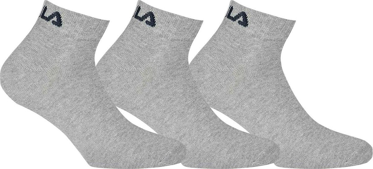 Fila - Ankle Socks 3-Pack - Grijs - Algemeen - maat  35 - 38