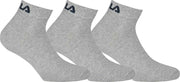 Fila - Ankle Socks 3-Pack - Grijs - Algemeen - maat  35 - 38