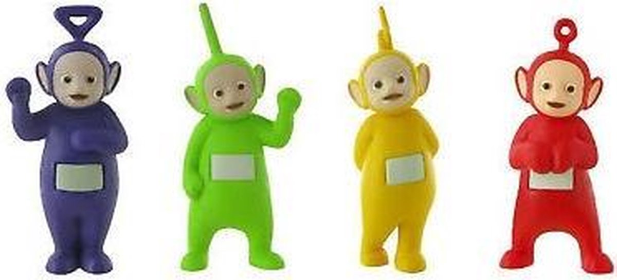 De Teletubbies - speelset (7cm)  4 stuks