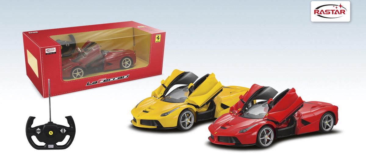 Rastar Auto Rc Ferrari Junior 30 Cm Rood 2-delig