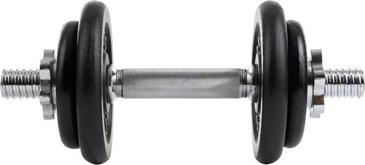 ScSPORTS® Halterset 10 kg - Gietijzer - 2 x1